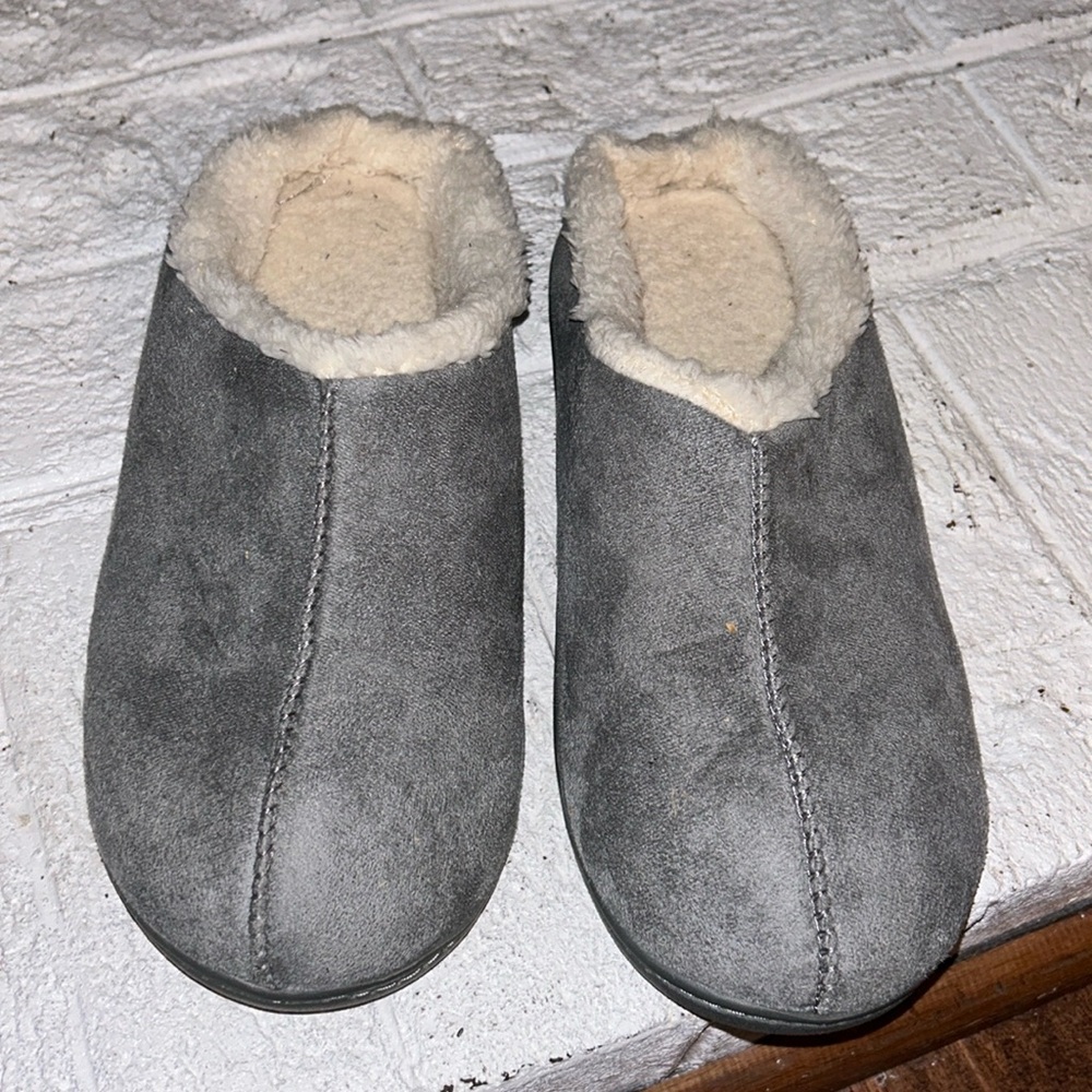 Gray Slippers